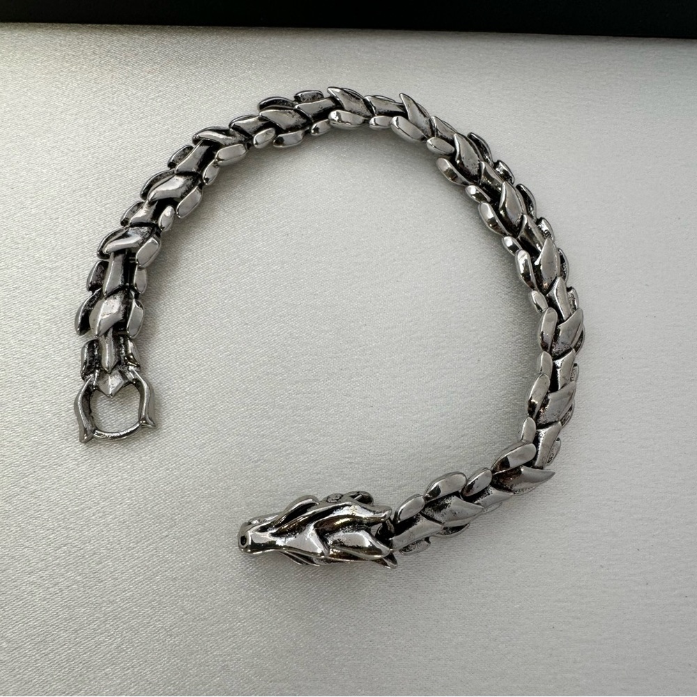 Dragon Bone Bracelet for Men Women,Streetwear Punk Hip Hop Unisex Style